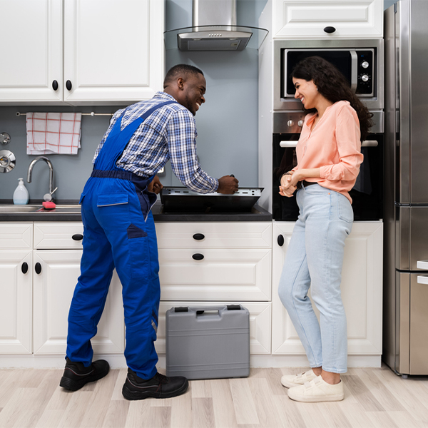 can you provide an estimate for cooktop repair before beginning any work in Meeker OK